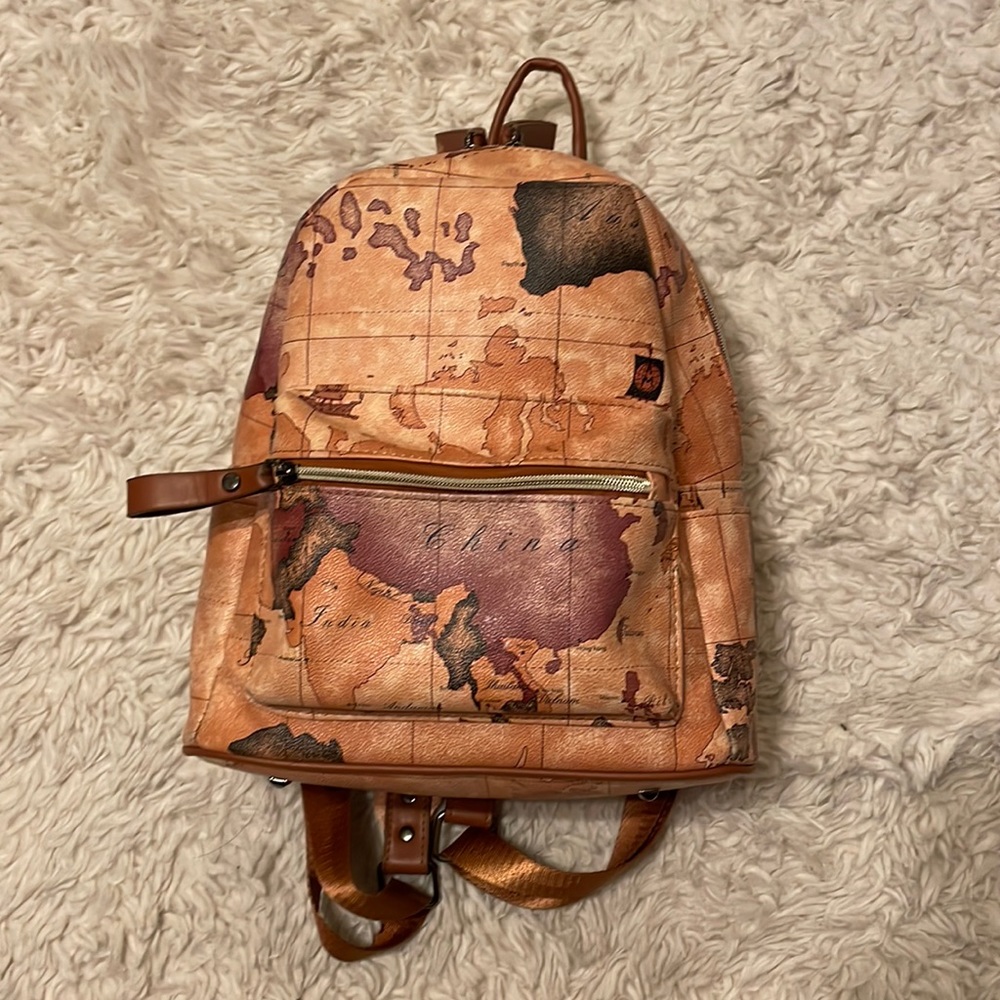 Giles N Brooks Mini Map Backpack